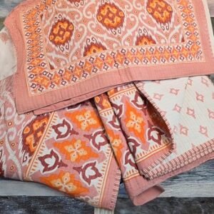 Exquisite Jaipuri Double-Sided Bedsheet Set