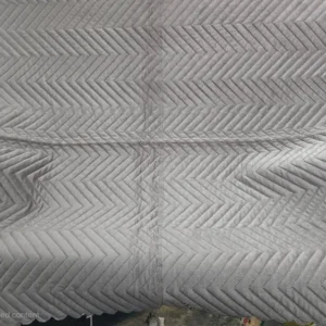 Classic Chocolate Brown Quilted Sofa Cover (1 pcs)