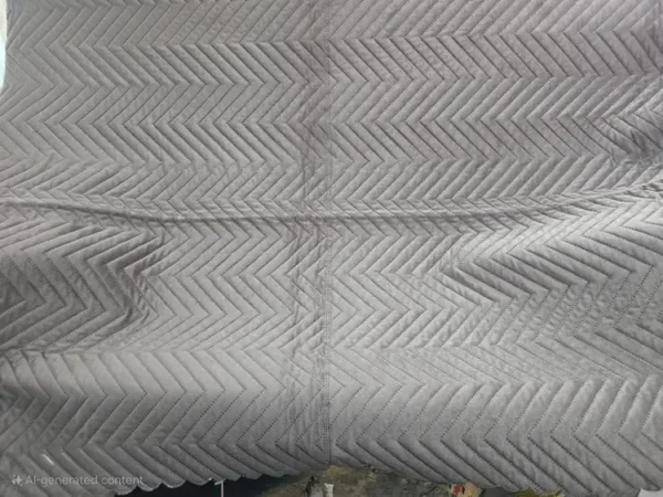 Classic Chocolate Brown Quilted Sofa Cover (1 pcs)
